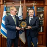 Συνάντηση Χρυσοχοΐδη με τον Εκτελεστικό Διευθυντή της Frontex – Κοινές επιχειρησιακές δράσεις