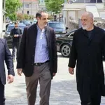 Στη Δερβιτσάνη της Βορείου Ηπείρου ο Γρηγόρης Δημητριάδης συνοδευόμενος από τον Έντι Ράμα