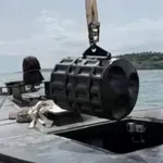 Ο εκρηκτικός μηχανισμός στο θαλάσσιο drone που εντοπίστηκε στη Λευκάδα (Βίντεο)