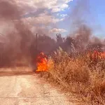Λαμία: Φωτιά σε αγροτοδασική έκταση κοντά σε στρατόπεδο
