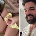 Δημήτρης Αλεξάνδρου: Το βίντεο με τη Ρία Ελληνίδου και η ατάκα για την κάλτσα