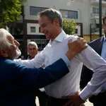 Περιοδεία Μητσοτάκη στον Ασπρόπυργο