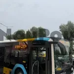 Κυκλοφοριακό κομφούζιο στη λεωφόρο Ποσειδώνος λόγω σύγκρουσης λεωφορείου και φορτηγού