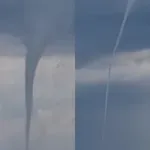 Βόρειο Ιόνιο: Σπάνιο φαινόμενο με διπλό υδροστρόβιλο σε Μαθράκι και Οθωνούς