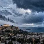 Καιρός: Πολική ψυχρή εισβολή από την Παρασκευή – Βουτιά της θερμοκρασίας, βροχές και χιόνια