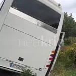 Ηράκλειο: Σχολικό λεωφορείο βγήκε από τον δρόμο – Δεν υπήρξαν τραυματισμοί (Βίντεο)