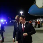 Επίσκεψη Ρούμπιο: Η είσοδος του στο ξενοδοχείο υπό δρακόντεια μέτρα ασφαλείας (Βίντεο)