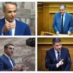 Μητσοτάκης – Ανδρουλάκης – Τσίπρας – Σαμαράς: Τέσσερις στρατηγικές, μία μάχη για το ποιος θα ορίσει το δίλημμα των εκλογών