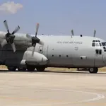 Ηράκλειο: Αναγκαστική προσγείωση μεταγωγικού C-130 της Σαουδικής Αραβίας λόγω βλάβης