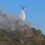 Τζιά: Ξέσπασε πυρκαγιά σε δασική έκταση στην περιοχή Σπαθί