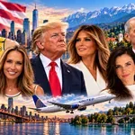 Slovenija ima svoj ameriški trenutek: od Melanie in Dončića do Janše – pozornost zbujajo tudi slovenske dame