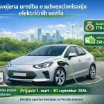 Usvojena uredba o subvencionisanju električnih vozila za 2026.godinu