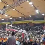 VIDEO "Ko ne skače, taj je ćaci": Orila se dvorana u Užicu na meču Sloboda - Partizan