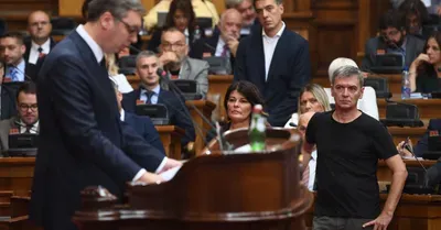 „Ovo je poslednji čin tragične predstave radikalnih kumova“: Ćuta oštro o Vučićevom dogovoru iz Brisela