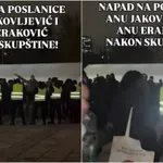 Poslanica koju su ispred Skupštine napali maskirani Ćaci: Juče su nam vikali da smo ustaše, danas da će nas “nabiti na kolac”