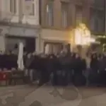 VIDEO Pogledajte šta su navijači Zvezde radili usred noći po Gracu: Pojavili se snimci dešavanja sa ulica