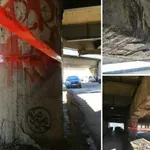 Napukli stubovi i nadvožnjak kod Franša: Stavljena crvena traka „pažnja, opasnost“ FOTO