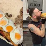 Restoran pravi džinovski sendvič za doručak koji je teži od bebe i ima 8.500 kalorija: Kad vidite šta sve ima u njemu, neće vam biti dobro