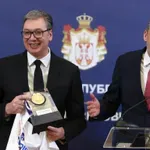 Predsednik Srbije organizovao prijem za vaterpoliste i sebe stavio u prvi plan: „Bio sam namćor, nisam očekivao zlato“