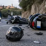 16-letniku v ovinku spodneslo moped, zdrsnil je v nasproti vozečega motorista