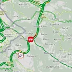 ZAPRTA PRIMORSKA AVTOCESTA PRI KASTELCU, NASTAJAJO ZASTOJI