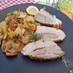 Svinjska rebra brez kosti iz pečice