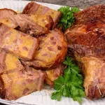 Telečji flam, nadevan po domače