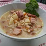 Ričet ali ješprenj s suhim mesom