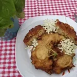 Bezgovi cvetovi v palačinkinem testu