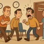 Dva moška v porodnišnici