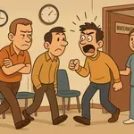 Dva moška v porodnišnici