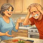 Žena ima dobro in slabo novico za moža