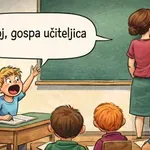 Janezek v šoli provocira učiteljico