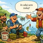 Takole se je znašel moški, ki ga žena ni pustila na ribolov