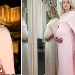 Η εμφάνιση της εγκυμονούσας Τζένης Θεωνά για το 12άρι της Ελλάδας