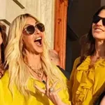 Η Άννα Βίσση έγινε νονά -Βάπτισε τον γιο του Γιάννη και της Δήμητρας Κούστα