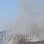 Σε ύφεση η φωτιά στα Χανιά