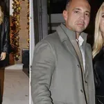 Σπυροπούλου: Mε leather look και μπότες Chanel σε έξοδο με τον σύζυγό της