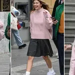 Kλέλια Ανδριολάτου: Με cozy street look στο κέντρο της Αθήνας