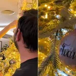 Ηλιάνα Παπαγεωργίου: Στόλισε το δέντρο μαζί με τον αρραβωνιαστικό της