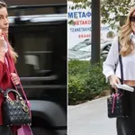 Μαριέττα Χρουσαλά: Χριστουγεννιάτικη βόλτα στο Κέντρο με crop πουκάμισο