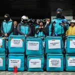 Dostavljavci Wolta opozorili na nevzdržne delovne razmere #video