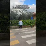 Kako PRAVILNO prečkati cesto v Italiji?