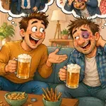 Nabrkljan je prišel pozno zvečer domov