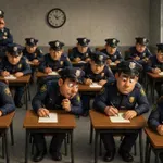 Policisti rešujejo test