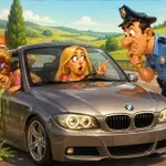 Blondinka v BMW-ju