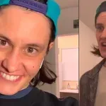 Ženska, ki je izrezana podobna Jima Carry-ja