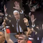 VIDEO / Navijači Partizana emotivno se oprostili od bivšeg trenera Obradovića
