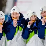 Slovenski skakači dominantnom predstavom obranili zlato na ZOI