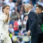 Zidane: Samo sam gledao Modrića kako trenira, nisam imao što reći